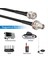 Bnc Kablo - 2 Adet 50 Ohm RG58 Bnc Erkek - Kadın Koaksiyel Kablo Bölme 3ft Uzatma Kablosu Cb Radyo/vhf Amatör Radyo (Yurt Dışından) 5