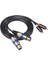 2x Hifi Ses Kablosu 2 Rca Erkek Xlr 3 Pin Dişi Karıştırma Konsolu Amplifikatör Çift Rca Çift Xlr Korumalı Kablo (Yurt Dışından) 3