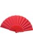 Plastik Kumaş Yelpaze 12'li Kırmızı 1
