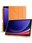 Galaxy Tab S6 Lite 2024 P610 P617 P620 10.4 Kalem Bölmeli, Smart Cover, Stand Özellikli, Pu Deri Koruyucu Kılıf (S Pen Uyumlu) (Turuncu) 1