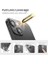 Iphone Alüminyum Alaşım Çerçeveli Tempered Glass Kamera Lens Koruyucu (Iphone 13, Black) 2