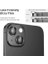 Iphone Alüminyum Alaşım Çerçeveli Tempered Glass Kamera Lens Koruyucu (Iphone 13, Black) 4