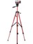 3366 Alüminyum Cep Telefonu Için Su Terazili Tripod 140 cm Pro (Kırmızı) 3
