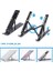 Taşınabilir Laptop Stant Bilgisayar Stant Notebook Stant Tüm Laptoplarla Uyumlu Siyah Bilgisayar Standı Taşınabilir Metal Kaymaz Stant Dizüstü Bilgisayar Stantları Stantı Siyah 4