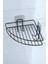 Buffer® Yapışkanlı Banyo Köşeliği Kancalı Köşe Rafı Duş Şampuanlık Duvar Düzenleyici Organizer Raf 8
