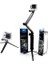 Gopro Ile Uyumlu Aksiyon Kamera Monopod Çubuğu Stand Mini 3in1 Tripod 5