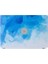 Macbook Air Kılıf M2-M3-M4 Çip Uyumlu Sert Koruyucu Kapak Kılıf Lazer Uv Baskılı Touchıd 13INÇ Air Model A2681 A3113 A3240 ile Uyumlu Açık Mavi 5