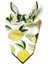 Bandana For Women 22"x 22" Inch, Hair Scarf Accessory, Lemon Pattern Bandana Square 1