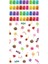 Artikel Şekerlemeler Tırnak Dövmesi, Tırnak Tattoo, Nail Art, Tırnak Sticker 3