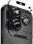 iPhone 15 Pro / 15 Pro Max ile Uyumlu Orijinal Safir Cam (%99.9 Saflıkta Gerçek Safir) Cihazın Kendi Lensleri ile Aynı Materyal Lens Koruyucu Kamera Camı (Siyah) 1