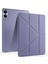 Xiaomi Redmi Pad Pro 12,1inç ile Uyumlu Kılıf Katlanır Kalemlikli Standlı Akıllı Kapak Case, Leverder Lila 1
