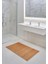 Lüks Bambu Kaymaz Banyo Paspası Su Geçirmez Çok Amaçlı Şık ve Dayanıklı Mat 65X45 cm 4