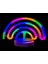 Neon Işıklı Gökkuşağı Masa Gece Lambası Pil+Usb 1