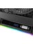 S49 Cyclone Laptop Notebook Soğutucu Stand Rgb Renkli Oyunculara Özel 2 USB Port 140MM Fan 14-19INÇ 5