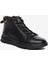 Erkek Siyah Hakiki Deri Sneaker Bot 5K1CB14361 8