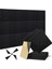 12 Paket Kendi Yapışkan Akustik Panel 12 x 12 x 0 4 Inç Ses Geçirmez Akustik Köpük Home Stüdyo Ofisi (Siyah) (Yurt Dışından) 1
