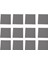 12 Paket Yumurta Sandığı Ses Geçirmez Köpük Panelleri 1 2 Inç x 20 Inç x 20 Inç Ev &amp Pro Stüdyolar Için Akustik Köpük Gri (Yurt Dışından) 1