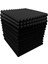 Akustik Köpük Paneller 12 Pc Ses Geçirmez Duvar Panelleri 30X30X5CM Duvarlar Için Yoğunluklu Ses Emici Panel Siyah (Yurt Dışından) 3