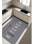 Kitchen Desenli Dijital Baskı Kaymaz Taban Mutfak Halısı H0038 1