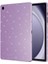 Galaxy Tab A9 Plus 11INÇ ile Uyumlu Kılıf Işıltılı Parlak Görünüm Koton Case X210 X216 X218 Lila 1