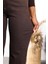 Kahverengi Kemerli Likralı Düz Kesim Jean 1001 4