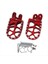 Kir Bisiklet Motosiklet Alüminyum Alaşım Footpeg Ayak Mandalları Kawasaki Için Pedal KLX250 KLX250R KLX250S KLX650 1994-2020 Kırmızı (Yurt Dışından) 1