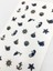 Artikel Lacivert Deniz Temalı Metalik Tırnak Sticker, Nail Sticker, Nail Art 2
