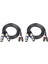 2x Hifi Ses Kablosu 2 Rca Erkek Xlr 3 Pin Dişi Karıştırma Konsolu Amplifikatör Çift Rca Çift Xlr Korumalı Kablo (Yurt Dışından) 1