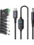 USB C Dc Güç Boost Kablosu 140 W 5 V 9 V 12 V 15 V 20 V 28 V Ayarlanabilir Gerilim Adaptör Konnektör Kablosu Dizüstü Bilgisayar Yönlendirici Için (Yurt Dışından) 1