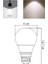 8.5W 63W 860LM LED Ampul 4000K - Gün Işığı E27 LED Lambası 2