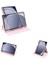 Samsung Galaxy Tab A9 Kılıf Silikon Kapaklı Stand Olabilen Kamera Lens Korumalı Kalem Bölmeli Kapak Pembe 3