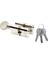 Kilit 264 Ortak Anahtarlı Tuzaklı 2'li Set (Ktbs + Ktbsm) Kilit Göbeği, Tuzaklı Silindir 2'li Set, Barel (68 Mm, Nikel) 3