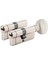Kilit 264 Ortak Anahtarlı Tuzaklı 2'li Set (Ktbs + Ktbsm) Kilit Göbeği, Tuzaklı Silindir 2'li Set, Barel (68 Mm, Nikel) 5