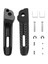 Motosiklet Arka Ayak Pegs Pedal Pedal Ayak Dönemi Dinlenme Parçası Bmw S1000RR 2010-2018 Motosiklet Aksesuarları (Yurt Dışından) 1