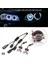 2 Takım Araba Halo Melek Gözü LED Işık H8 6W Beyaz Ampuller Bmw E90 E92 E93 E89 E60 E70 (Yurt Dışından) 3