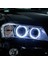 2 Takım Araba Halo Melek Gözü LED Işık H8 6W Beyaz Ampuller Bmw E90 E92 E93 E89 E60 E70 (Yurt Dışından) 4