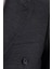 Erkek Slim Fit Sivri Yaka Çizgili Kapaklı Cepli Antrasit Takım Elbise 4