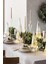 Ribbed Clear Glass Christmas Trees Set 3 Modern Cam Ağaçlar 3
