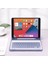 Ipad (A16) 10. Nesil 2022/2025 ile Uyumlu Bluetooth Türkçe Q Klavyeli Kılıfı, Lila 2