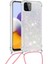 Samsung Galaxy A22 5g Ayarlanabilir Kordon Glitter Dört Köşe Lens İçin Kılıf (Yurt Dışından) 3