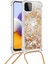 Samsung Galaxy A22 5g Ayarlanabilir Kordon Glitter Dört Köşe Lens İçin Kılıf (Yurt Dışından) 4