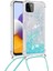 Samsung Galaxy A22 5g Ayarlanabilir Kordon Glitter Dört Köşe Lens İçin Kılıf (Yurt Dışından) 3