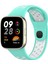 CPT83 Xiaomi Redmi Watch 3 Spor Delikli Kordon - Turkuaz-Beyaz 1