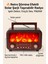 Retro Şömine Efektli Solar Şarjlı Taşınabilir Radyo – Işıklı Dekor, Güçlü Ses, Fm/am 1