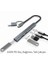 IUTP-06TXT USB Hub, Type-C 3.1, 100W Pd Güç Dağıtımı, 5 Gbps Veri Aktarım, Alüminyum Kasa 2