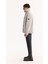 Erkek Gri Kürklü Yaka Napa Comfort Fit Mont A52Y6055 9