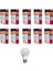 LED Value 8.5 Watt LED Ampul 6500K Beyaz Işık E27-10 Adet 1