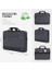 Unicity Eco MCE-1101 Çevre Dostu Laptop Çantası, Ykk Fermuarlı Macbook Çantası, MacBook Air/pro ile Uyumlu Bilgisayar Çantası, Erkek Kadın 15.6 Inç Notebook El Çantası, Siyah 2