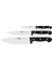 Twın Chef 3 Bıçak Seti, Paslanmaz Çelik, Siyah 1