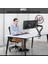 STD7080G 10"-27" Alüminyum Amortisörlü Vesa Monitör Tutucu Çift Kol Koyu Gri 4